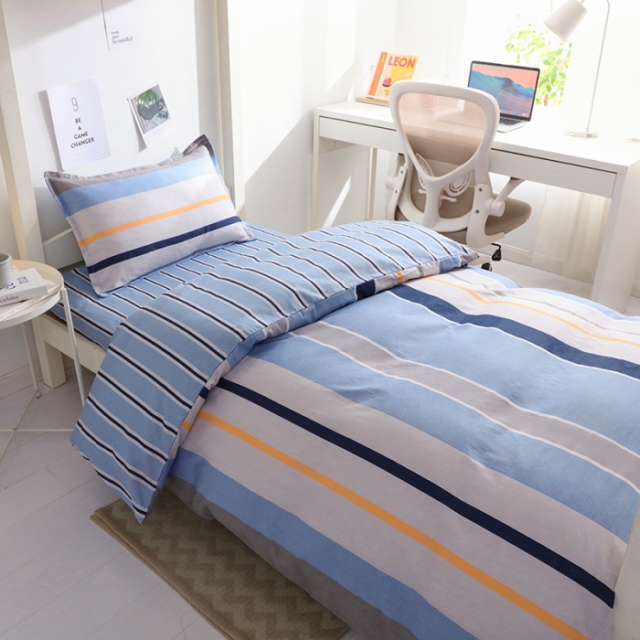 91家纺网 家纺一手货源 找家纺 牛魔王12868大学生全棉三件套羽丝棉六件套 安之诺然