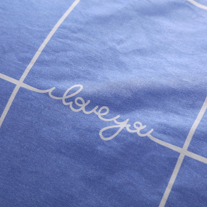 91家纺网 家纺一手货源 找家纺 牛魔王 2022新款12868大学生全棉三件套羽丝棉六件套 简约之约