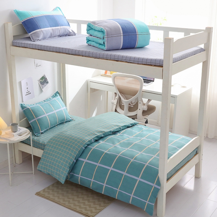 91家纺网 家纺一手货源 找家纺 牛魔王 12868大学生全棉三件套羽丝棉六件套 圣迪约克