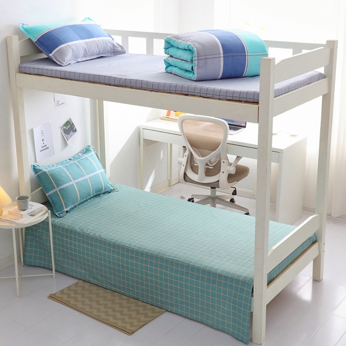 91家纺网 家纺一手货源 找家纺 牛魔王 12868大学生全棉三件套羽丝棉六件套 圣迪约克