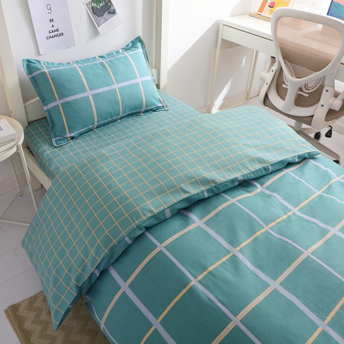 91家纺网 家纺一手货源 找家纺 牛魔王 12868大学生全棉三件套羽丝棉六件套 圣迪约克