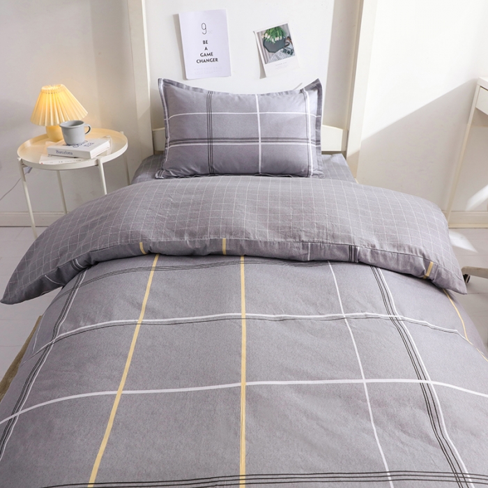 91家纺网 家纺一手货源 找家纺 牛魔王 2022新款12868大学生全棉三件套羽丝棉六件套 追梦年华