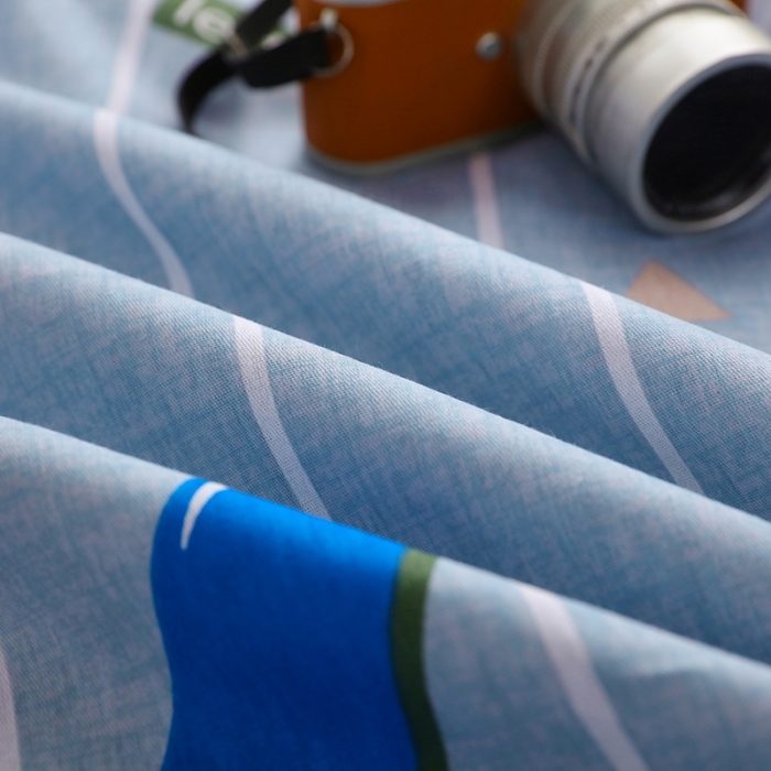 91家纺网 家纺一手货源 找家纺 牛魔王 2022新款12868大学生全棉三件套羽丝棉六件套 绅士品格