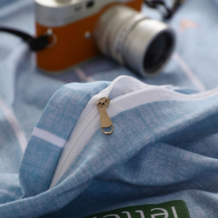 91家纺网 家纺一手货源 找家纺 牛魔王 2022新款12868大学生全棉三件套羽丝棉六件套 绅士品格