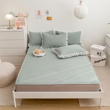 91家纺网 家纺一手货源 找家纺 (总）卓尔居 2022新款冰豆豆凉感席三件套