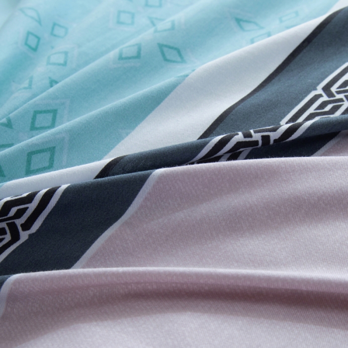 91家纺网 家纺一手货源 找家纺 雨萝家纺 2022新款纯棉四件套全棉学生宿舍三件套 绅度