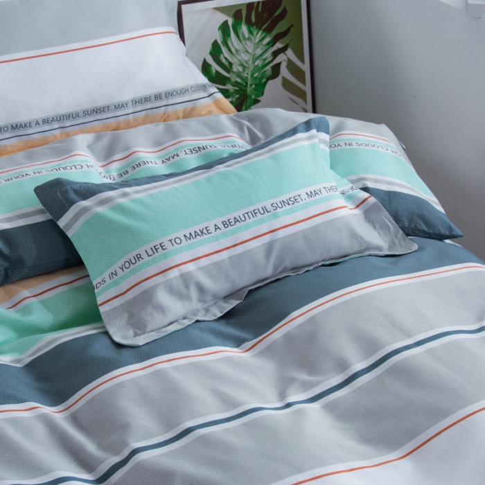 91家纺网 家纺一手货源 找家纺 雨萝家纺 2022新款纯棉被套全棉被罩 米可