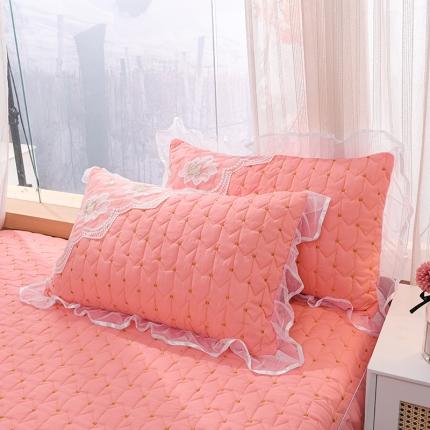 91家纺网 家纺一手货源 找家纺 （总）瑞宝 2025新款磨毛夹棉花边枕套一对