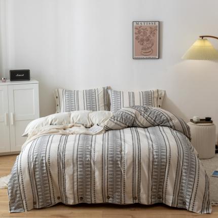 91家纺网 家纺一手货源 找家纺 （总）简家居 2022新款纯棉波西米亚美式复古四件套