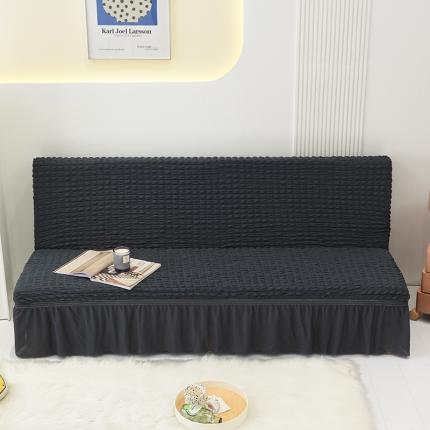 91家纺网 家纺一手货源 找家纺 （总）启博家纺 2022新款泡泡纱简易无扶手裙摆沙发套