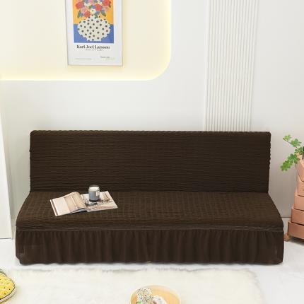 91家纺网 家纺一手货源 找家纺 （总）启博家纺 2022新款泡泡纱简易无扶手裙摆沙发套