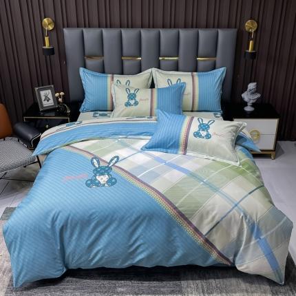 91家纺网 家纺一手货源 找家纺 （总）金爱家 2023新款大版纯棉卡通四件套