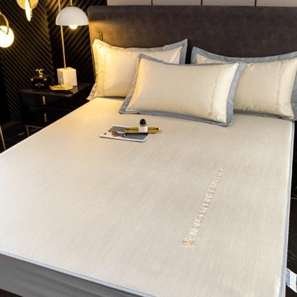 91家纺网 家纺一手货源 找家纺 （总）慕色家纺 2022新款A类1200D抗菌咖啡碳冰丝席