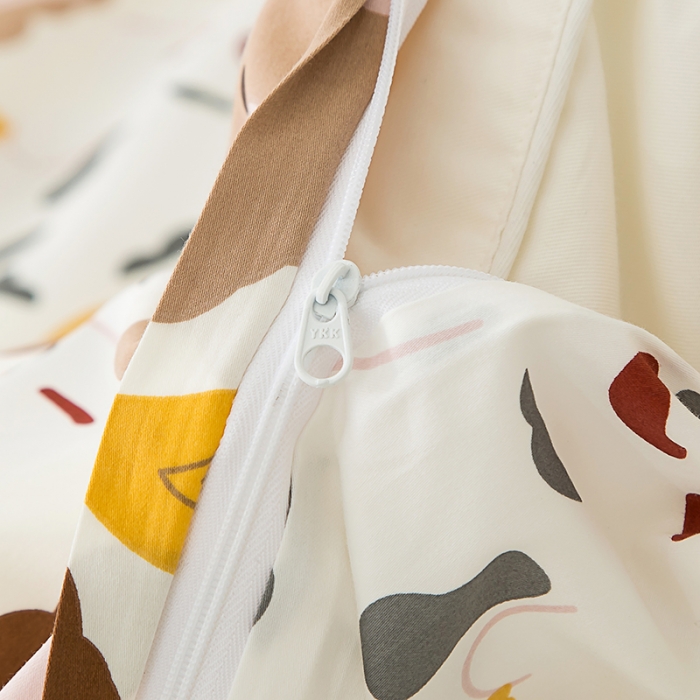 91家纺网 家纺一手货源 找家纺 良佐生活 2022新款60支全棉贡缎儿童被套 奇幻丛林