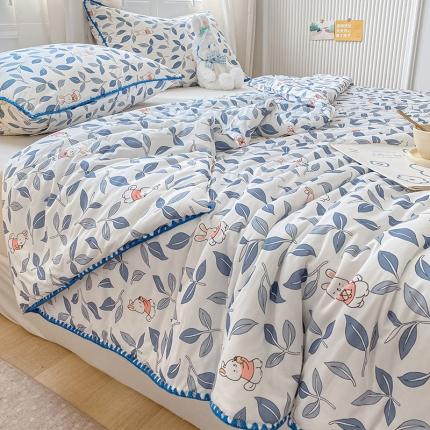 91家纺网 家纺一手货源 找家纺 总瑞莱（特价，售完即止，非质量问题概不退货）针织棉夏凉被空调被子被芯