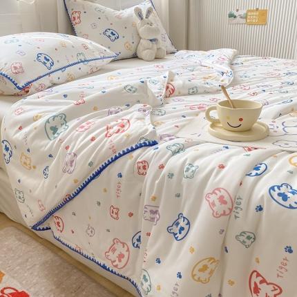 91家纺网 家纺一手货源 找家纺 总瑞莱（特价，售完即止，非质量问题概不退货）针织棉夏凉被空调被子被芯