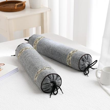 91家纺网 家纺一手货源 找家纺 （总）仁宇 2022新款仿麻布欧式糖果枕头50*8cm