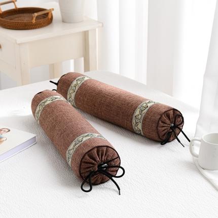 91家纺网 家纺一手货源 找家纺 （总）仁宇 2022新款仿麻布欧式糖果枕头50*8cm