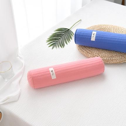 91家纺网 家纺一手货源 找家纺 （总）仁宇 2022新款全棉韩式砂洗糖果枕头40*8cm