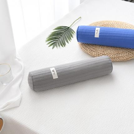 91家纺网 家纺一手货源 找家纺 （总）仁宇 2022新款全棉韩式砂洗糖果枕头40*8cm