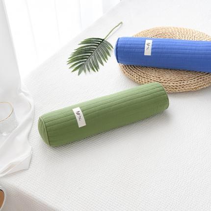 91家纺网 家纺一手货源 找家纺 （总）仁宇 2022新款全棉韩式砂洗糖果枕头40*8cm