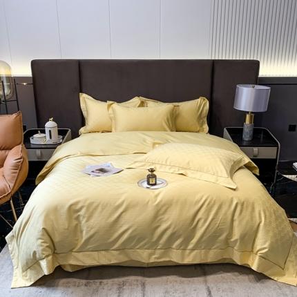 91家纺网 家纺一手货源 找家纺 （总）2022新款50支贡缎高定提花四件套-古琦