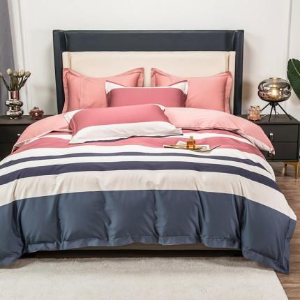 91家纺网 家纺一手货源 找家纺 (总)2024品乐100支云锦臻丝数码印花长绒棉全棉四件套