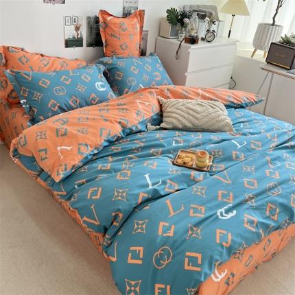 91家纺网 家纺一手货源 找家纺 （总）棉生活 2022新款全棉铂金棉小资系列四件套