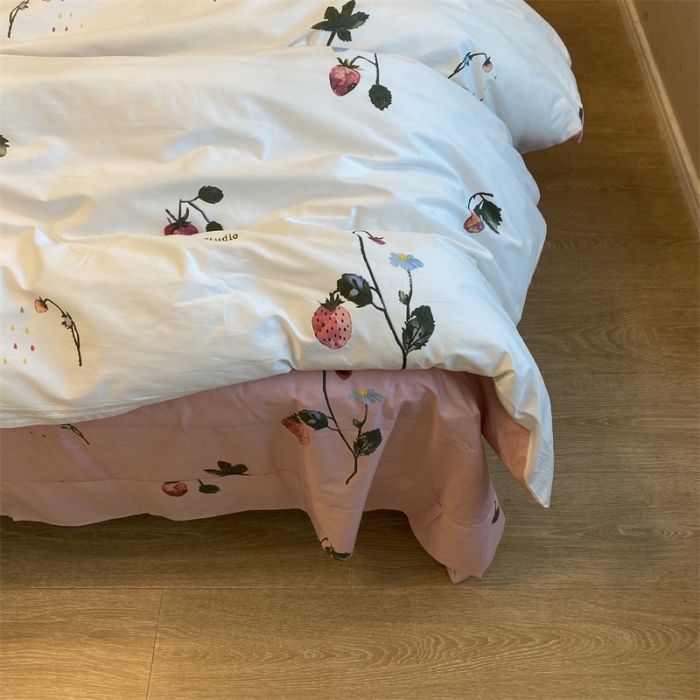 91家纺网 家纺一手货源 找家纺 棉生活 2021新款全棉铂金棉小资系列四件套 乔安娜