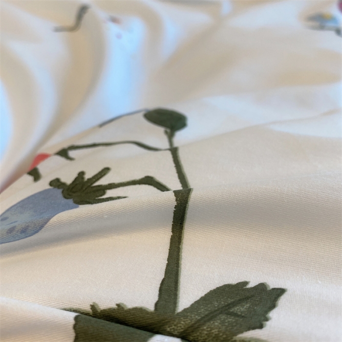 91家纺网 家纺一手货源 找家纺 棉生活 2021新款全棉铂金棉小资系列四件套 乔安娜