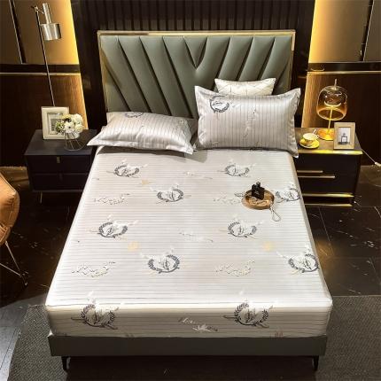 91家纺网 家纺一手货源 找家纺 （总）798 2022新款提花凉席床笠款