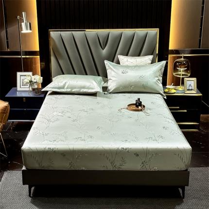 91家纺网 家纺一手货源 找家纺 （总）798 2022新款提花凉席床笠款