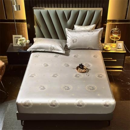 91家纺网 家纺一手货源 找家纺 （总）798 2022新款提花凉席床笠款