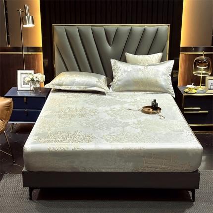 91家纺网 家纺一手货源 找家纺 （总）798 2022新款提花凉席床笠款