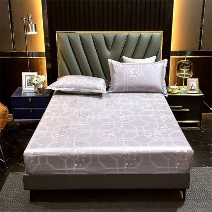 91家纺网 家纺一手货源 找家纺 （总）798 2022新款提花凉席床笠款