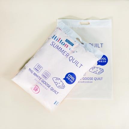 91家纺网 家纺一手货源 找家纺 小项包装 磨砂透明手提袋夏被包装