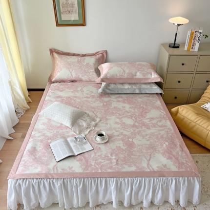 91家纺网 家纺一手货源 找家纺 （总）时年 2022新款水洗冰露丝养生席凉席