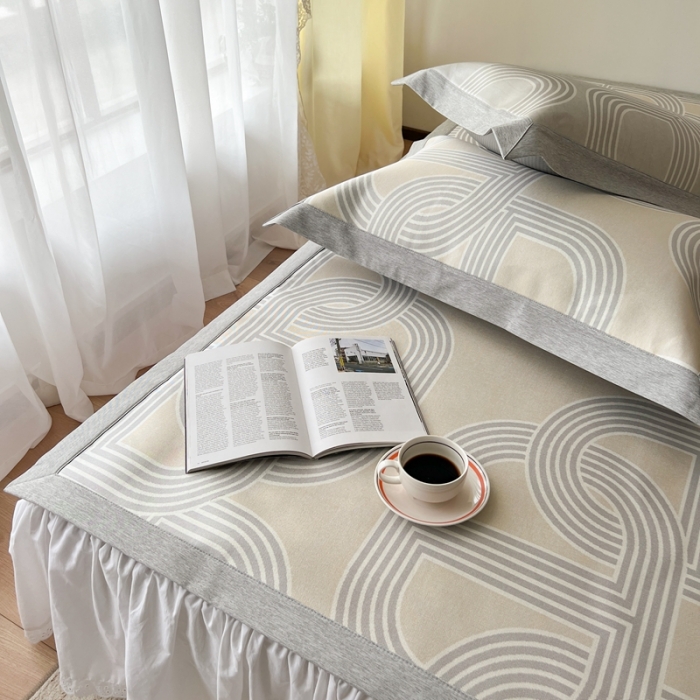 91家纺网 家纺一手货源 找家纺 时年 2022新款水洗冰露丝养生席凉席 爱玛