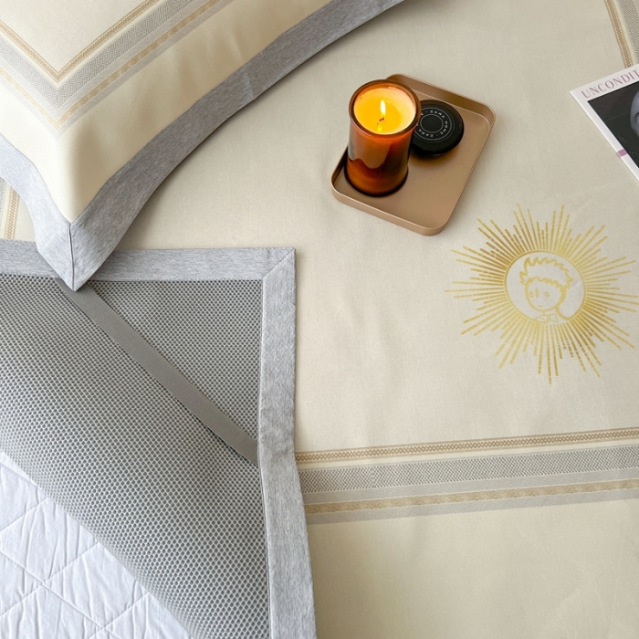 91家纺网 家纺一手货源 找家纺 时年 2022新款水洗冰露丝养生席凉席 小幸运-黄