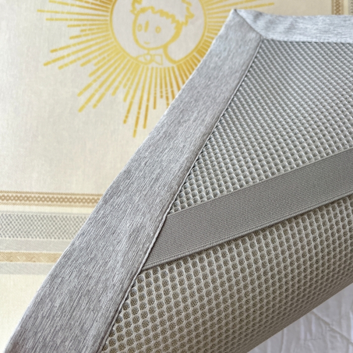 91家纺网 家纺一手货源 找家纺 时年 2022新款水洗冰露丝养生席凉席 小幸运-黄