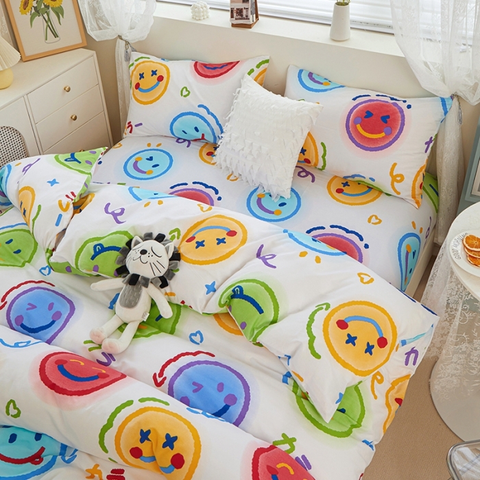 91家纺网 家纺一手货源 找家纺 一米阳光 2022新款13070全棉四件套 Sunny