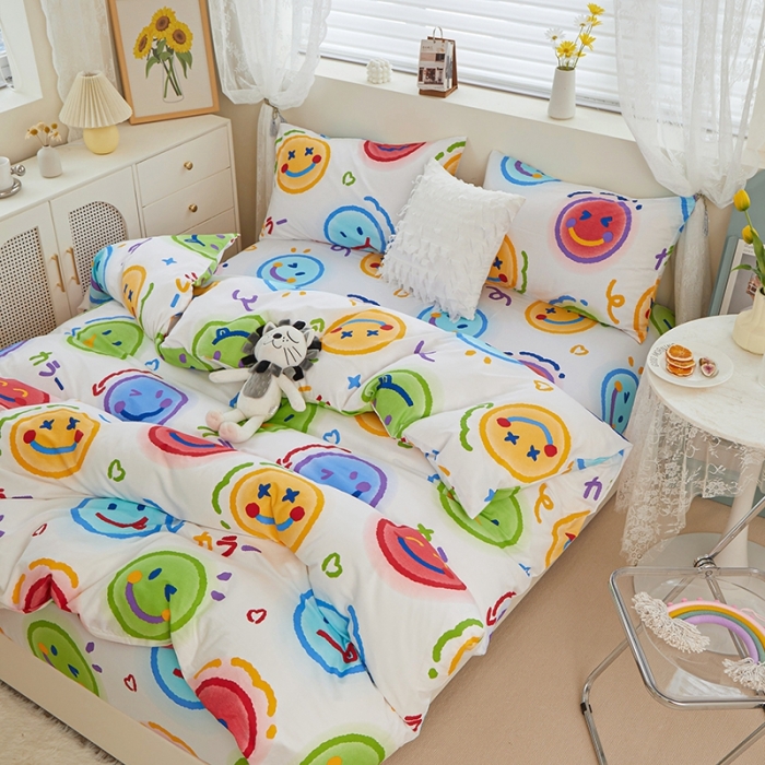 91家纺网 家纺一手货源 找家纺 一米阳光 2022新款13070全棉四件套 Sunny