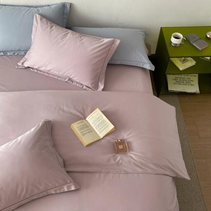 91家纺网 家纺一手货源 找家纺 （总）蕊姿 2024超柔水洗50s双股新疆长绒棉纯色单被套