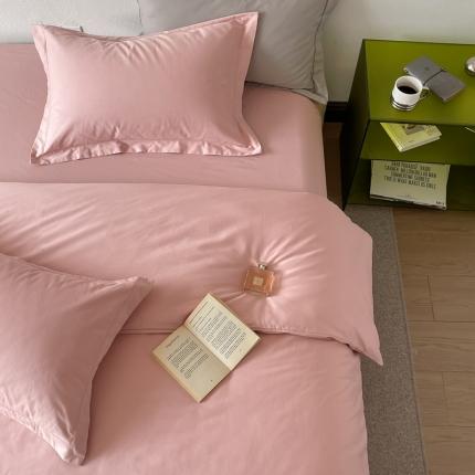 91家纺网 家纺一手货源 找家纺 （总）蕊姿 2024超柔水洗50s双股新疆长绒棉纯色单被套