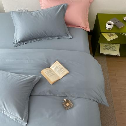 91家纺网 家纺一手货源 找家纺 （总）蕊姿 2024超柔水洗50s双股新疆长绒棉纯色单被套