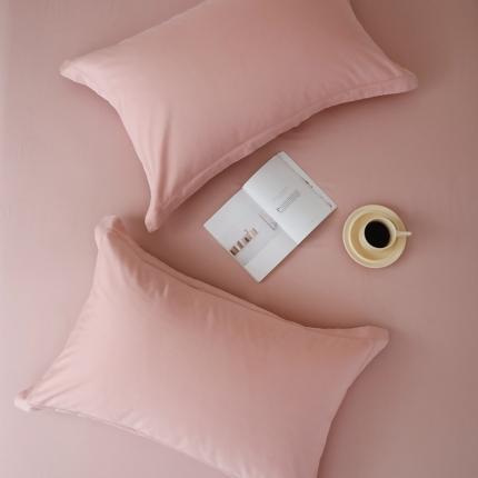 蕊姿超柔水洗超柔水洗春夏新款50s双股新疆长绒棉单枕套裸粉