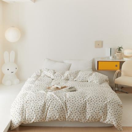 91家纺网 家纺一手货源 找家纺 （总）8小时家纺 2022新款全棉双层纱单被套