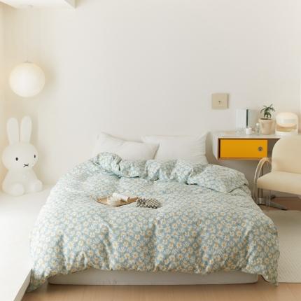 91家纺网 家纺一手货源 找家纺 （总）8小时家纺 2022新款全棉双层纱单被套