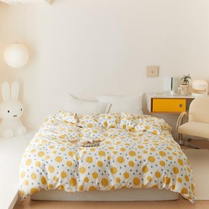 91家纺网 家纺一手货源 找家纺 （总）8小时家纺 2022新款全棉双层纱单被套