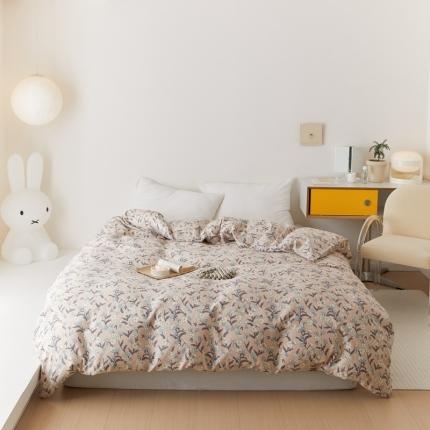 91家纺网 家纺一手货源 找家纺 （总）8小时家纺 2022新款全棉双层纱单被套